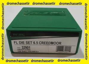 jeux d'outils de rechargement RCBS, cal 6.5 creedmoor, 32901