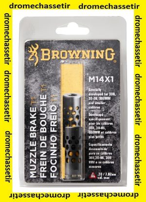Frein de bouche Browning T1 cal 30 filetage 14x1 noir