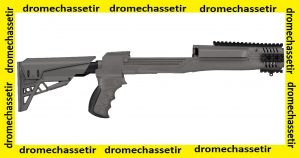 Crosse pliante et retractable, tactical pour ruger mini 14 et 30 GRIS