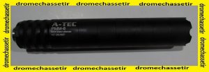 Silencieux A-TEC, PMM-6, filetage 1/2x28 a gauche, pour calibre 9mm