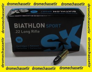 boite 50 cartouches cal 22lr SK Biathlon Sport 40 grains