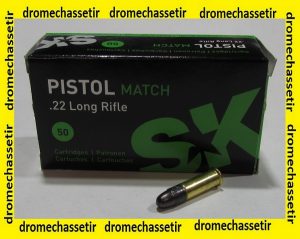 boite 50 cartouches cal 22lr SK Pistol Match 40 grains