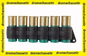 Cartouchiere polymere pour Remington 870 et 1187, pour 6 cartouches calibre 12