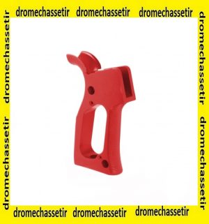 poignée aluminium pour AR15 et chassis MDT rouge