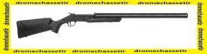Fusil monocoup Rossi Montenegro, cal 410 magnum, crosse synthetique, canon silencieux