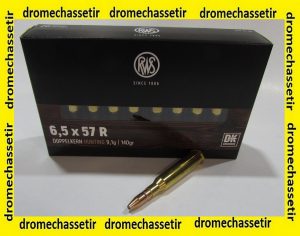 Boite 20 Cartouches RWS Calibre 6.5x57R, DK 140 Grains