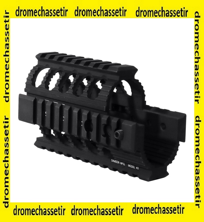 Garde main picatinny pour AK47, K-Rail model 3, aluminium noir