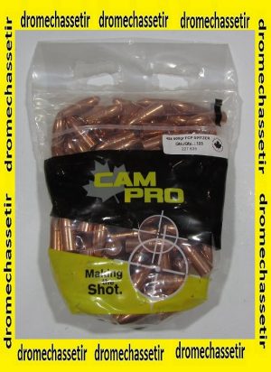 sachet de 125 ogives Cam-pro, cal 458, 500 grains, CP