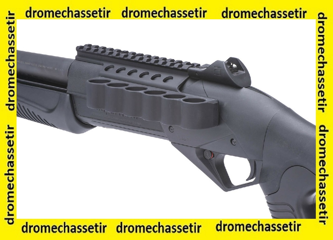 rail picatinny cartouchiere 6 coups , pour benelli supernova noir 92010