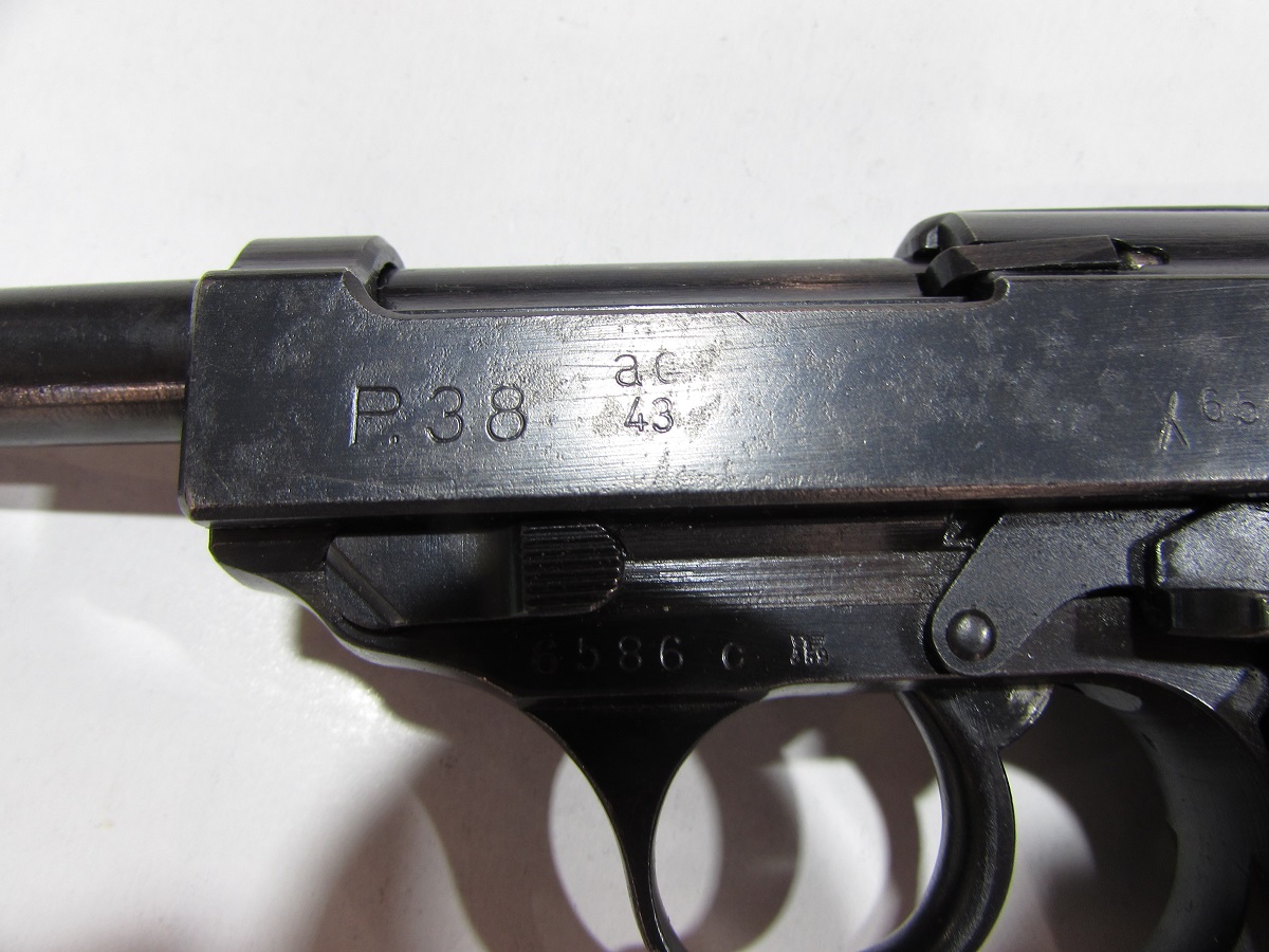 PISTOLET SEMI AUTOMATIQUE walther P38 AC 43 cal 9x19,tres bon etat – Image 5