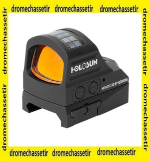 Point rouge Holosun micro panomramique, HS407C X2, 2 moa, montage picatinny