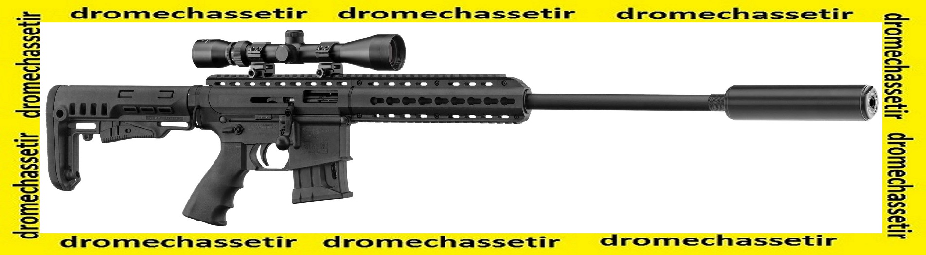 PACK CARABINE PALLAS SILENCE BLACK BA-15 cal 22LR