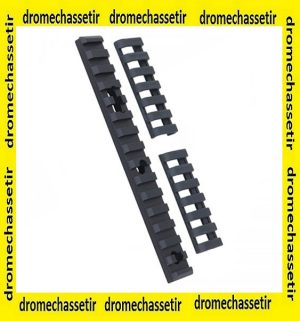 RAIL PICATINNY ERGO 15-SLOT ALUMINUM MOUNTING PLATFORM NOIR