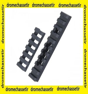 RAIL PICATINNY ERGO 10-SLOT ALUMINUM MOUNTING PLATFORM NOIR