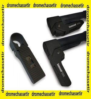 crosse aluminium Samson Quick Flip® Stock noir 04-05064-01