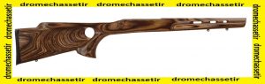 Crosse a trou de pouce Varmint en laméllé collé pour Tikka T3 CTR LA bois naturel