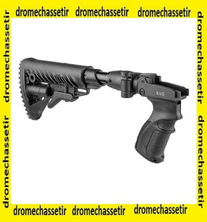 crosse Fab Defense pour Dragunov SVD, absorbeur de recul retractable et pliante, noire