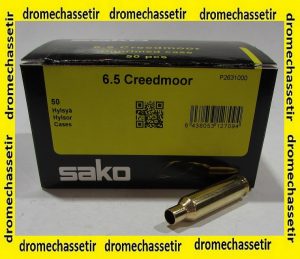 Boite de 50 douilles laiton, cal 6.5 creedmoor Sako