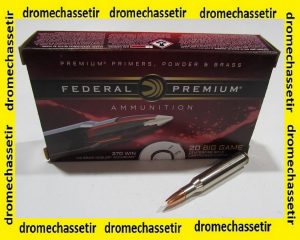 boite 20 cartouches 270 winchester FEDERAL NOSLER accubond 140 grains