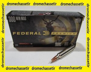 boite 20 cartouches 300 winchester Magnum FEDERAL NOSLER accubond 180 grains