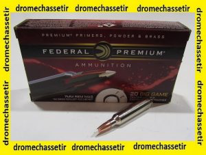 boite 20 cartouches 7mm remington Magnum FEDERAL NOSLER accubond 160 grains