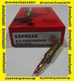 boite 20 cartouches Geco cal 6,5 creedmoor, 140 grains Express