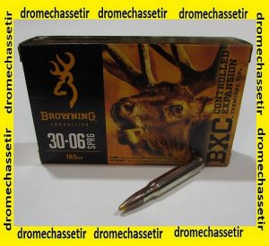boite de 20 cartouches cal 30-06 browning 185 grains BXC