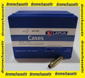 Boite de 100 douilles laiton, cal 308 winchester palma LAPUA
