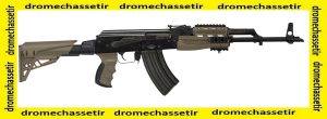 Kit crosse poignee garde main ATI pour AK-47 FDE