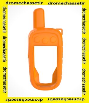 COQUE SILICONE orange phosphorescente GARMIN ALPHA 100 TACTILE