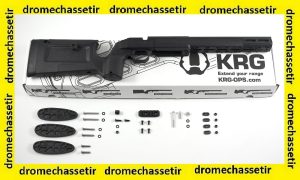 Chassis KRG BRAVO Remington 700 action courte noir