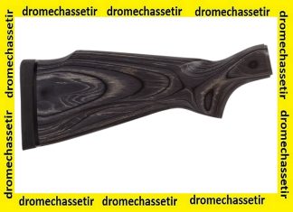 crosse lamellé collé grise pour remington 7600, 7500, 7400