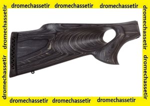 Crosse trou de Pouce droitier lamellé collé pour Carabine Remington 7600 grise