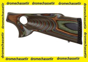Crosse trou de Pouce Gaucher lamellé collé pour Carabine Remington 7600 camo