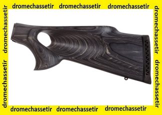 Crosse trou de Pouce Gaucher lamellé collé pour Carabine Remington 7600 grise