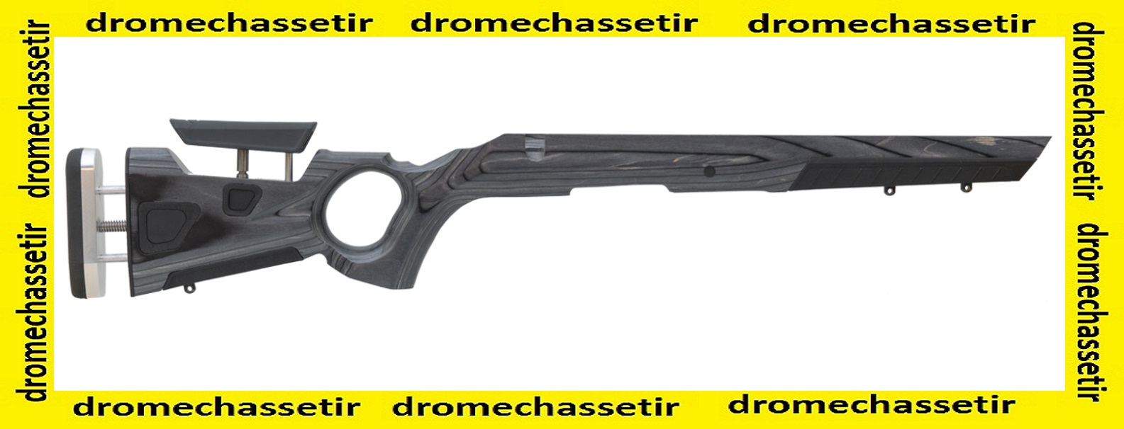Crosse lamellé collé boyds AT-ONE trou de pouce pour Remington 783 action courte grise