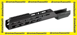 Garde main Aluminium KRG enclosed forend pour remington 700 action courte noir