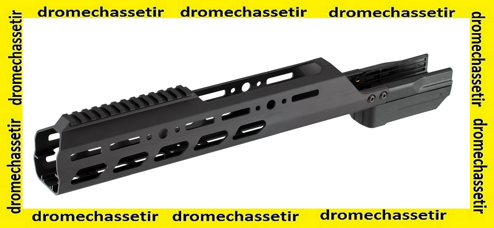 Garde main Aluminium KRG enclosed forend pour Tikka T3 action courte noir