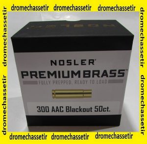 Lot 50 douilles laiton Nosler cal 300 AAC Blackout