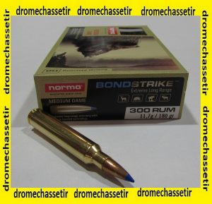 boite 20 Cartouches calibre 300 RUM Norma Bondstrike extreme 170 grains 21076102