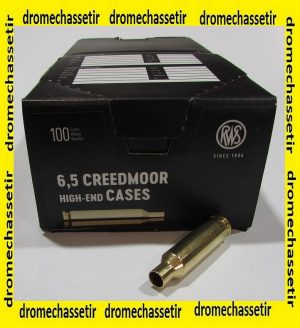 boite 100 douilles laiton RWS cal 6.5 Creedmoor