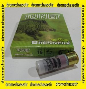 boite 10 cartouches calibre 16/67 Tunet brenneke