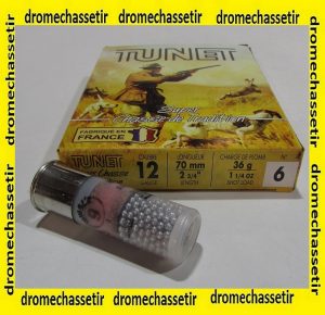 boite 10 cartouches calibre 12/70 Tunet super tradition plb 6