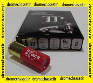 boite 10 cartouches calibre 12/65 Tunet TP platine plb 8
