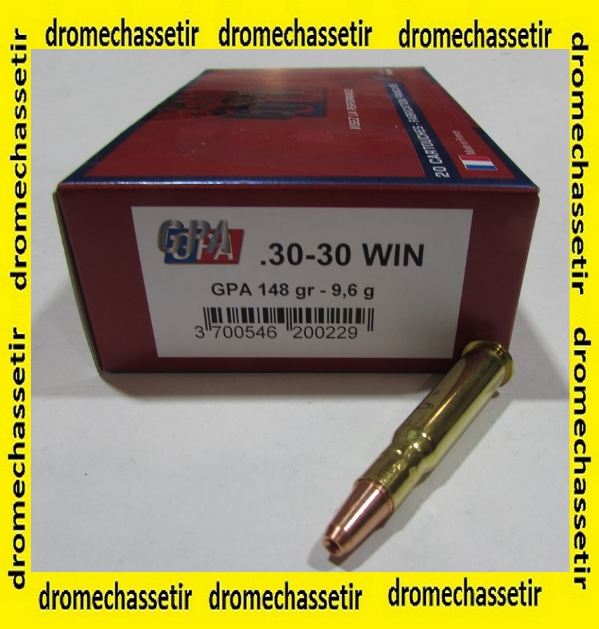 boite 20 cartouches cal 30-30 winchester GPA 148 grains