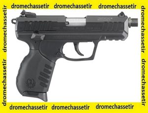 PISTOLET Ruger SR22 CAL 22LR 1 CHARGEUR 10 COUPS 3.5" FIL1/2-28" 3604