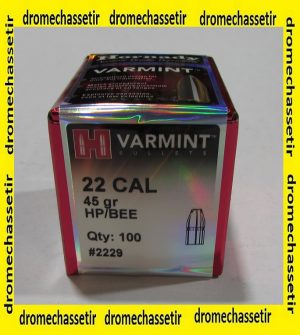 100 OGIVES HORNADY 22 .224 45GR HP/BEE REF 2229