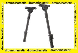 Bipied 2 parties pour garde main M-lok, reglable 5 positions de 20.3cm a 30cm TL-BPDM04