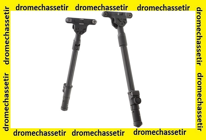 Bipied 2 parties pour garde main M-lok, reglable 5 positions de 20.3cm a 30cm TL-BPDM04