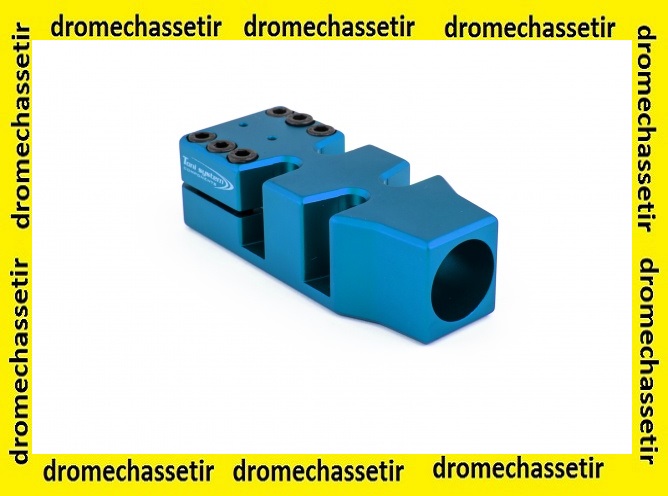 Frein de bouche pour canon diametre 22.5mm bleu V4N225-BL